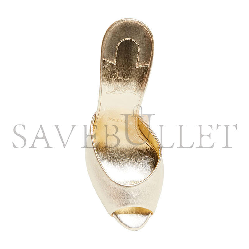 CHRISTIAN LOUBOUTIN ME DOLLY PEEP TOE SLIDE SANDAL